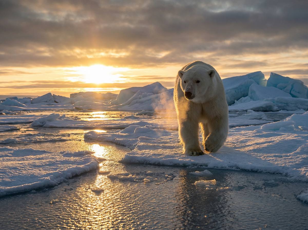 抖阴视频 - 北极熊冰原漫步